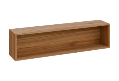 BPB - 120 police na zeď, 240x1200x300, ořech světlý